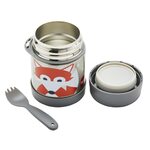 3 Sprouts Stainless Steel Food Jar Termo konteineris Fox