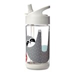 3 Sprouts Water Bottle Pudelīte Sloth Grey 350 ml
