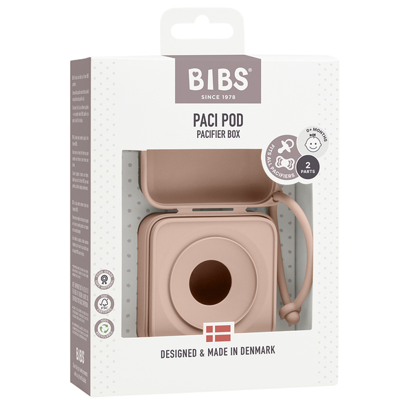 BIBS Pacifier Box Kastīte knupišiem Blush