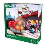 Brio Metro Railway Set Koka dzelzceļš 33513