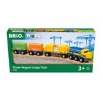 Brio Three Wagon Cargo Train Vilciens 33982