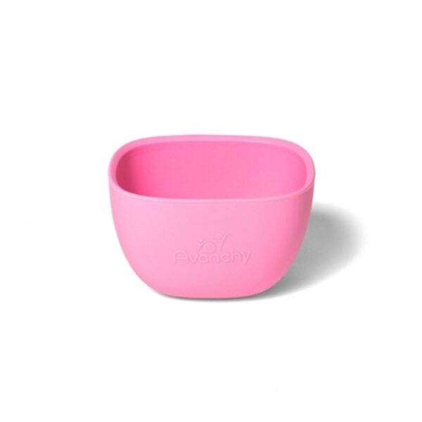 Avanchy La Petite Silicone Mini Bowl Trauki bērniem 4m+ Pink