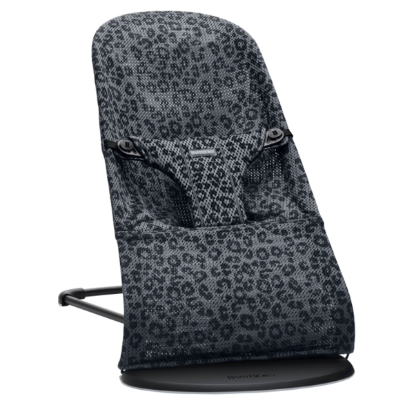 BabyBjorn Bouncer Bliss  Bērnu šūpuļkrēsls, Anthracite/Leopard Mesh, 006078