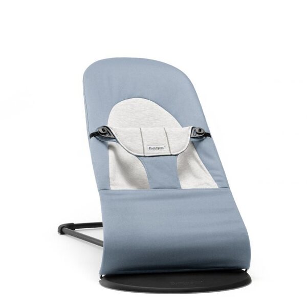 BabyBjorn Bouncer Balance Soft Bērnu šūpuļkrēsls, Blue/Grey Jersey