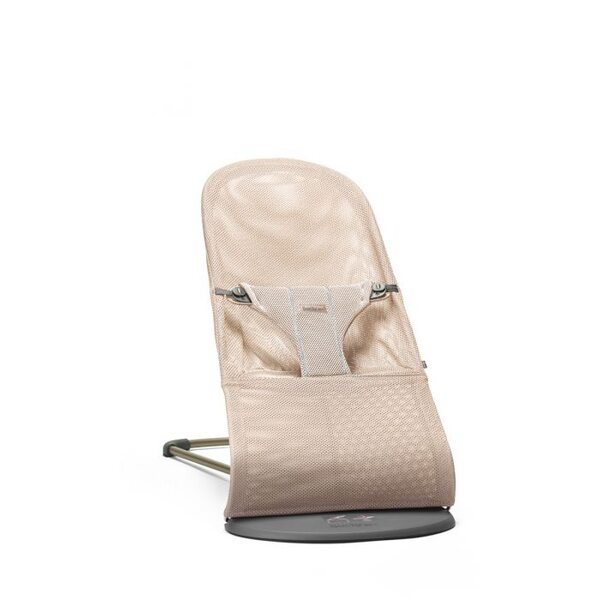 BabyBjorn Bouncer Bliss  Bērnu šūpuļkrēsls, Pearly Pink Mesh, 006001