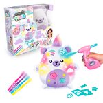 AIRBRUSH PLUSH Plīša DIY komplekts Kawaii Bear ar aerogrāfu, 25 cm, AIR067