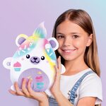 AIRBRUSH PLUSH Plīša DIY komplekts Kawaii Bear ar aerogrāfu, 25 cm, AIR067