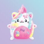 AIRBRUSH PLUSH Plīša DIY komplekts Kawaii Kitty ar aerogrāfu, 25 cm, AIR073 AIRBRUSH PLUSH Plīša DIY komplekts Kawaii Kitty ar aerogrāfu, 25 cm, AIR073