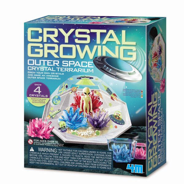 4M Crystal Growing DIY komplekts Kosmoss kristāla terārijā, 00-03932