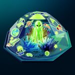 4M Crystal Growing DIY komplekts Kosmoss kristāla terārijā, 00-03932