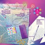 4M KidzMaker DIY komplekts Hologrāfiskais origami vienradzis ar gaismiņām, 00-04776