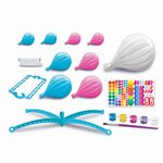 4M KidzMaker DIY komplekts Izkrāsojams gaisa balonu karuselītis, 00-04791
