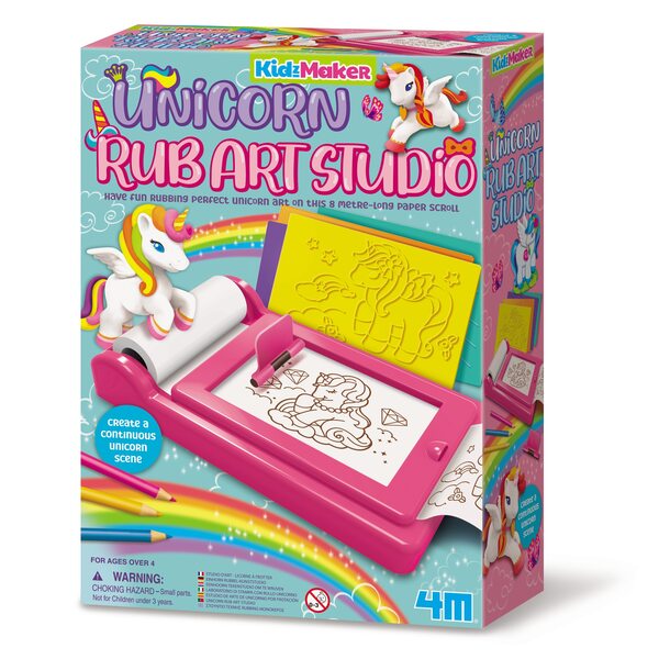 4M KidzMaker DIY komplekts Vienradžu nospiedumu mākslas studija, 00-04799