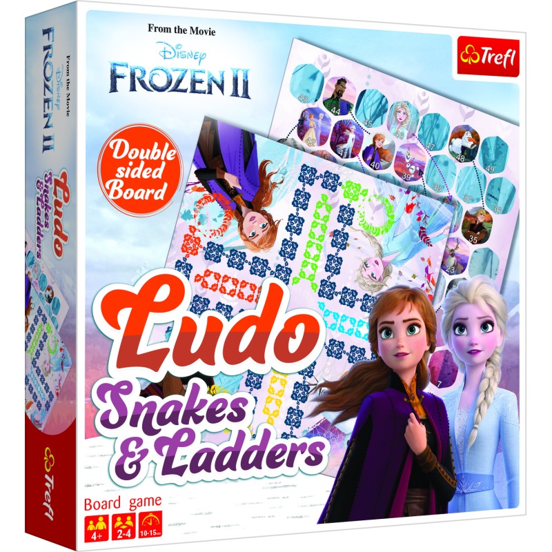 TREFL FROZEN "Ledus Sirds 2" Galda spēle Ludo/Čūskas un kāpnes, 01756T