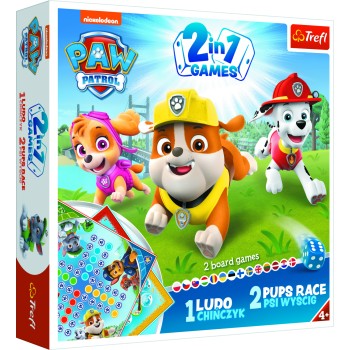 TREFL PAW PATROL 2 in 1 Galda spēle, 01896T