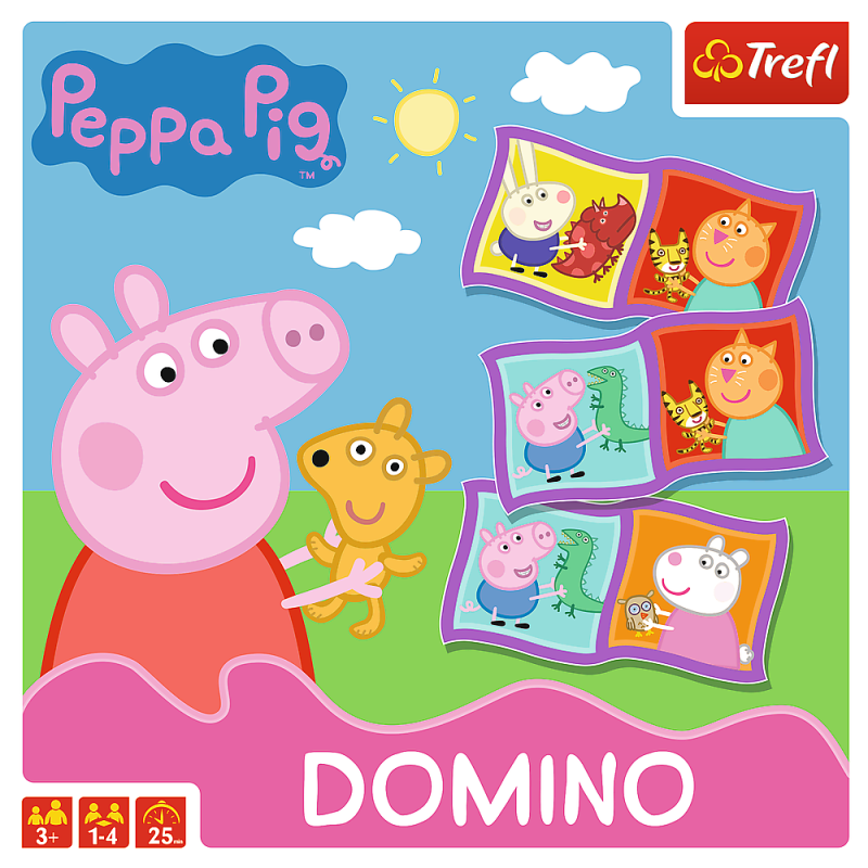 TREFL PEPPA PIG Galda spēle Domino, 02066T