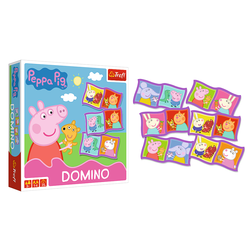 TREFL PEPPA PIG Galda spēle Domino, 02066T
