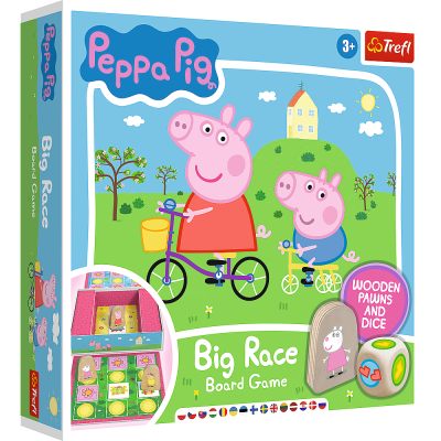 TREFL PEPPA PIG Galda spēle “Lielās sacīkstes”, 02262T
