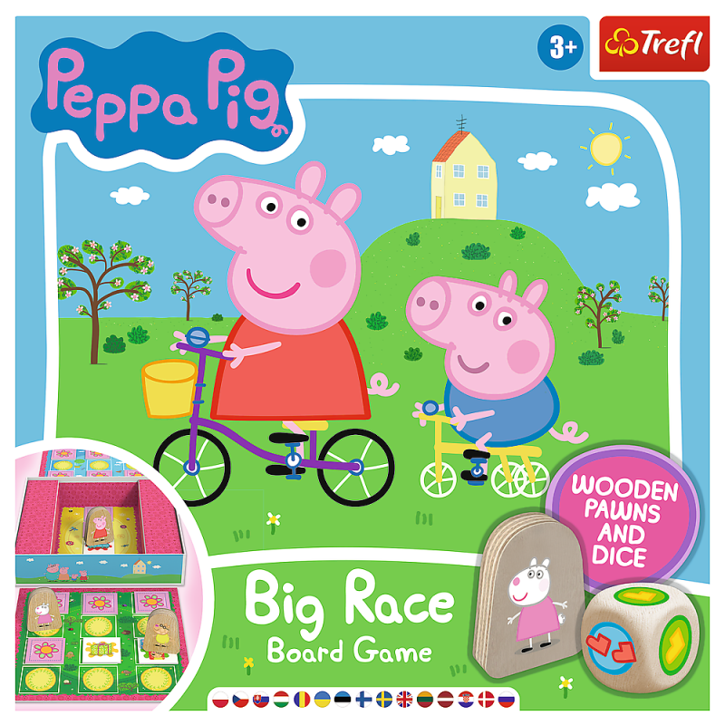 TREFL PEPPA PIG Galda spēle “Lielās sacīkstes”, 02262T