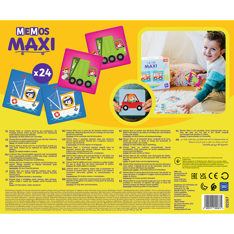 TREFL Memo Maxi Transports, 02267T