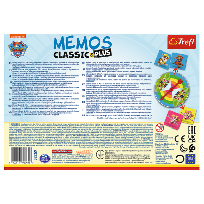 TREFL PAW PATROL Memo Classic Plus, 02269T