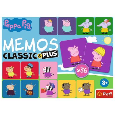 TREFL PEPPA PIG Memo Classic Plus, 02270T