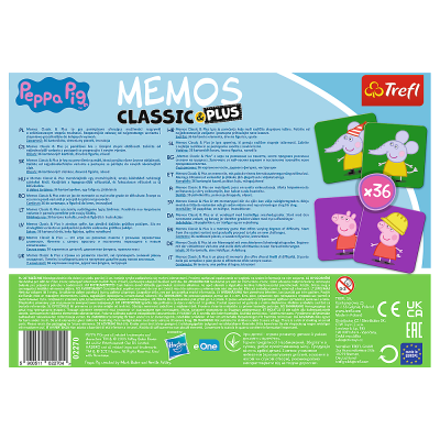TREFL PEPPA PIG Memo Classic Plus, 02270T