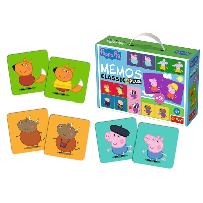 TREFL PEPPA PIG Memo Classic Plus, 02270T