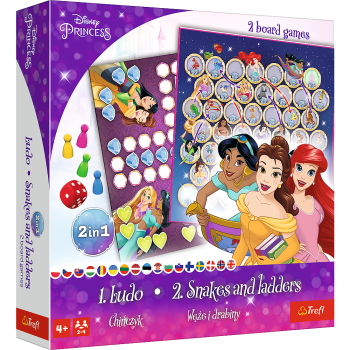 TREFL DISNEY PRINCESS Spēle 2 in 1 Princeses, 02418T