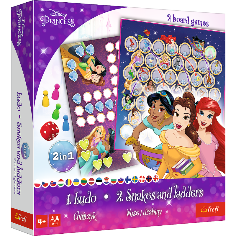 TREFL DISNEY PRINCESS Spēle 2 in 1 Princeses, 02418T
