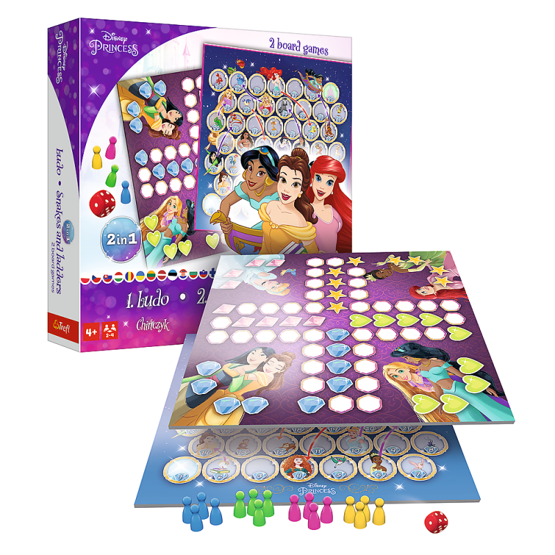 TREFL DISNEY PRINCESS Spēle 2 in 1 Princeses, 02418T