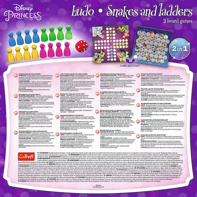 TREFL DISNEY PRINCESS Spēle 2 in 1 Princeses, 02418T