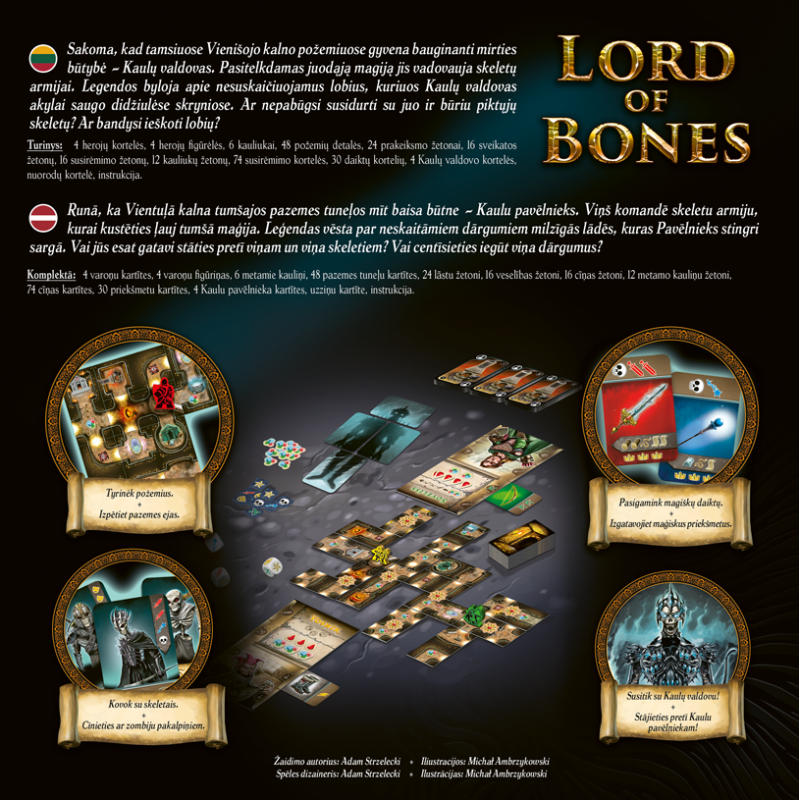 TREFL Galda spēle Lord of Bones (latviešu un lietuviešu valodās), 02500T