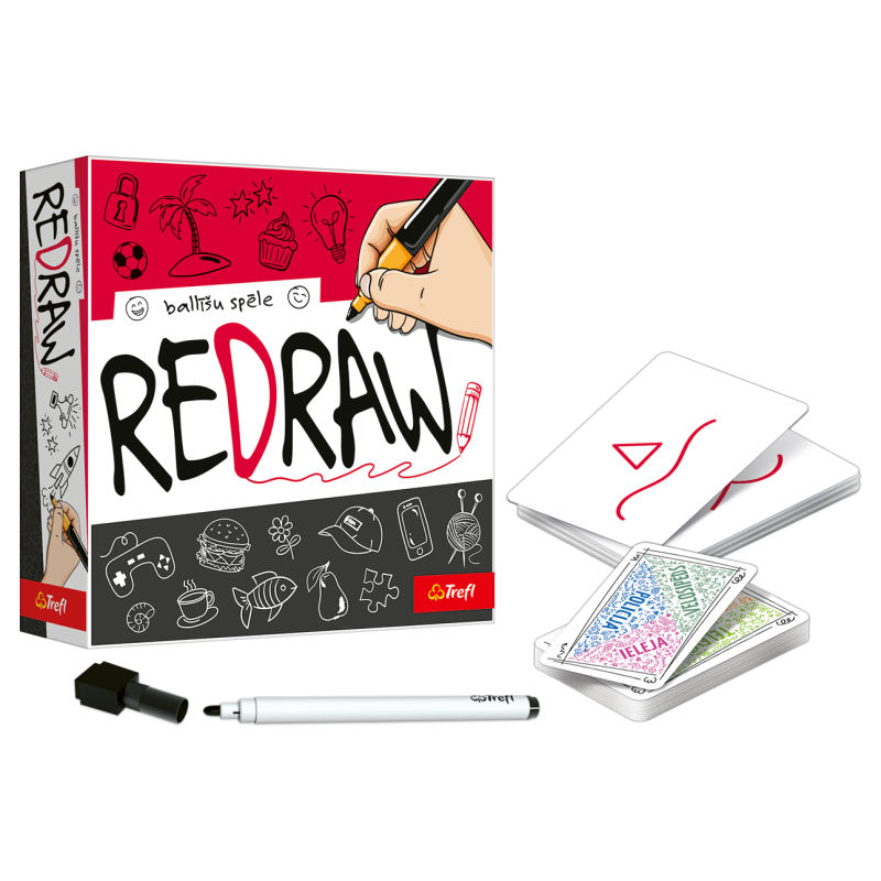 TREFL Galda spēle Redraw (latviešu valodā), 02503T