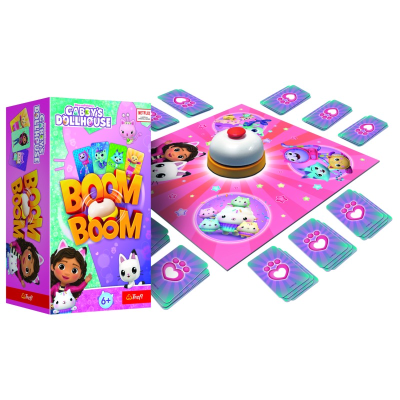 TREFL GABBY´S DOLLHOUSE Galda spēle BoomBoom, 02533T