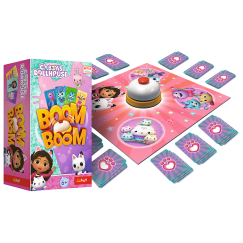 TREFL GABBY´S DOLLHOUSE Galda spēle BoomBoom, 02533T