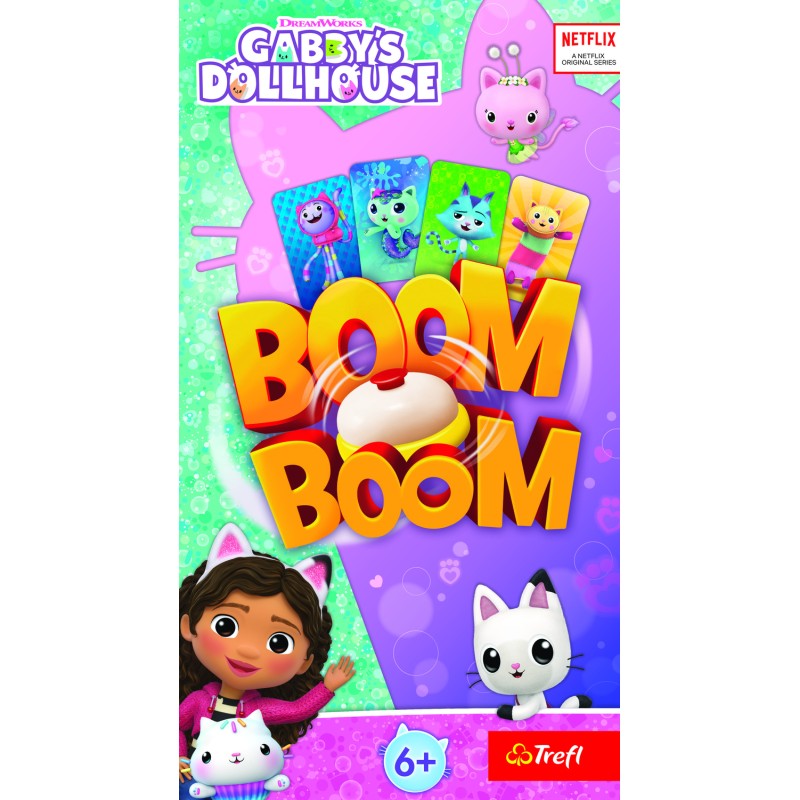 TREFL GABBY´S DOLLHOUSE Galda spēle BoomBoom, 02533T