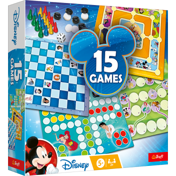 TREFL DISNEY 15 in 1 Galda spēle, 02583T