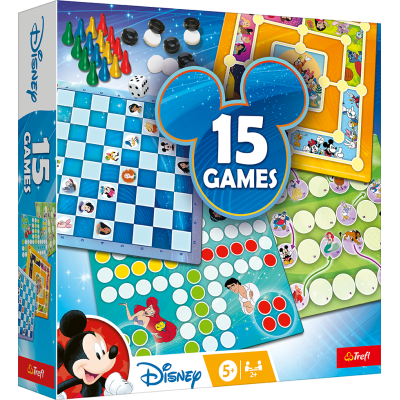 TREFL DISNEY 15 in 1 Galda spēle, 02583T