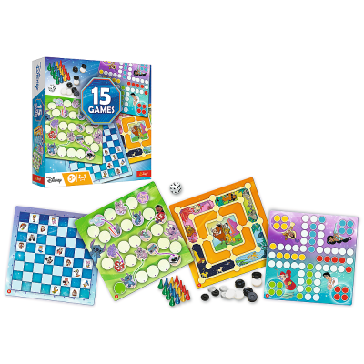 TREFL DISNEY 15 in 1 Galda spēle, 02583T