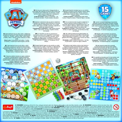 TREFL PAW PATROL 15 in 1 Galda spēle, 02584TR