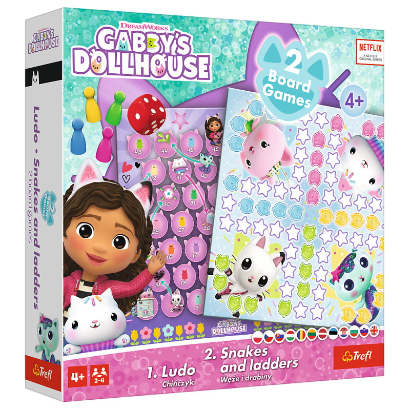 TREFL GABBY´S DOLLHOUSE Spēle 2 in 1, 02590T