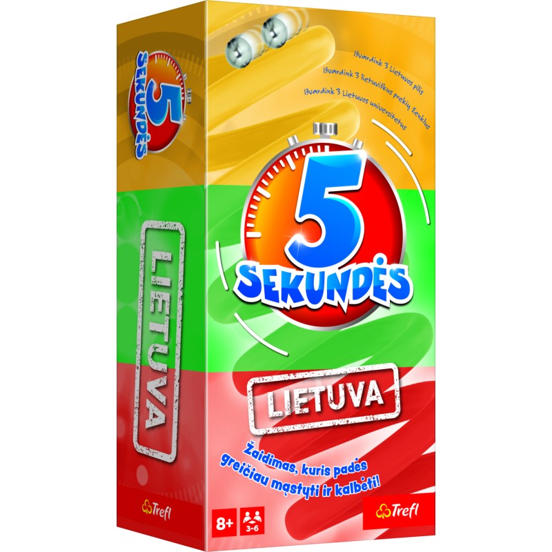TREFL Galda spēle 5 sekundes Lietuva, 02666T