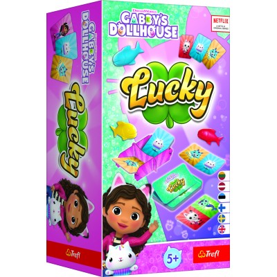 TREFL GABBY´S DOLLHOUSE galda spēle Lucky, 02668T