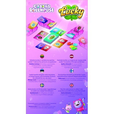 TREFL GABBY´S DOLLHOUSE galda spēle Lucky, 02668T