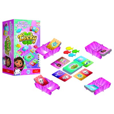TREFL GABBY´S DOLLHOUSE galda spēle Lucky, 02668T