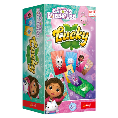TREFL GABBY´S DOLLHOUSE galda spēle Lucky, 02668T