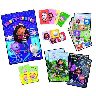 TREFL GABBY´S DOLLHOUSE 8in1 Mix&Play galda spēļu komplekts, 02747T