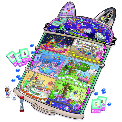 TREFL GABBY´S DOLLHOUSE Galda spēle Spy Guy, 02785T