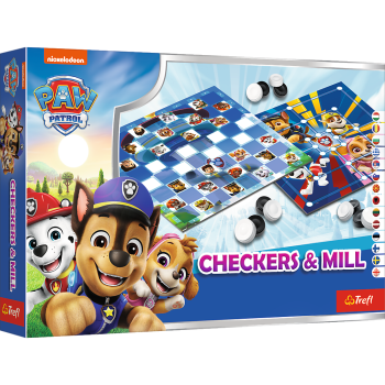 TREFL PAW PATROL Galda spēle Dambrete un Dzirnavas, 02860T